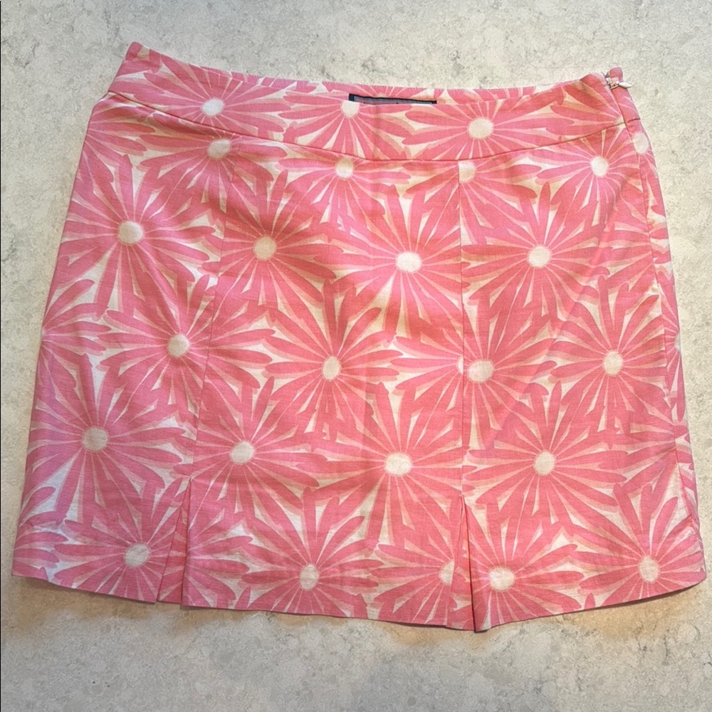 Vineyard Vines Floral Pink Skirt